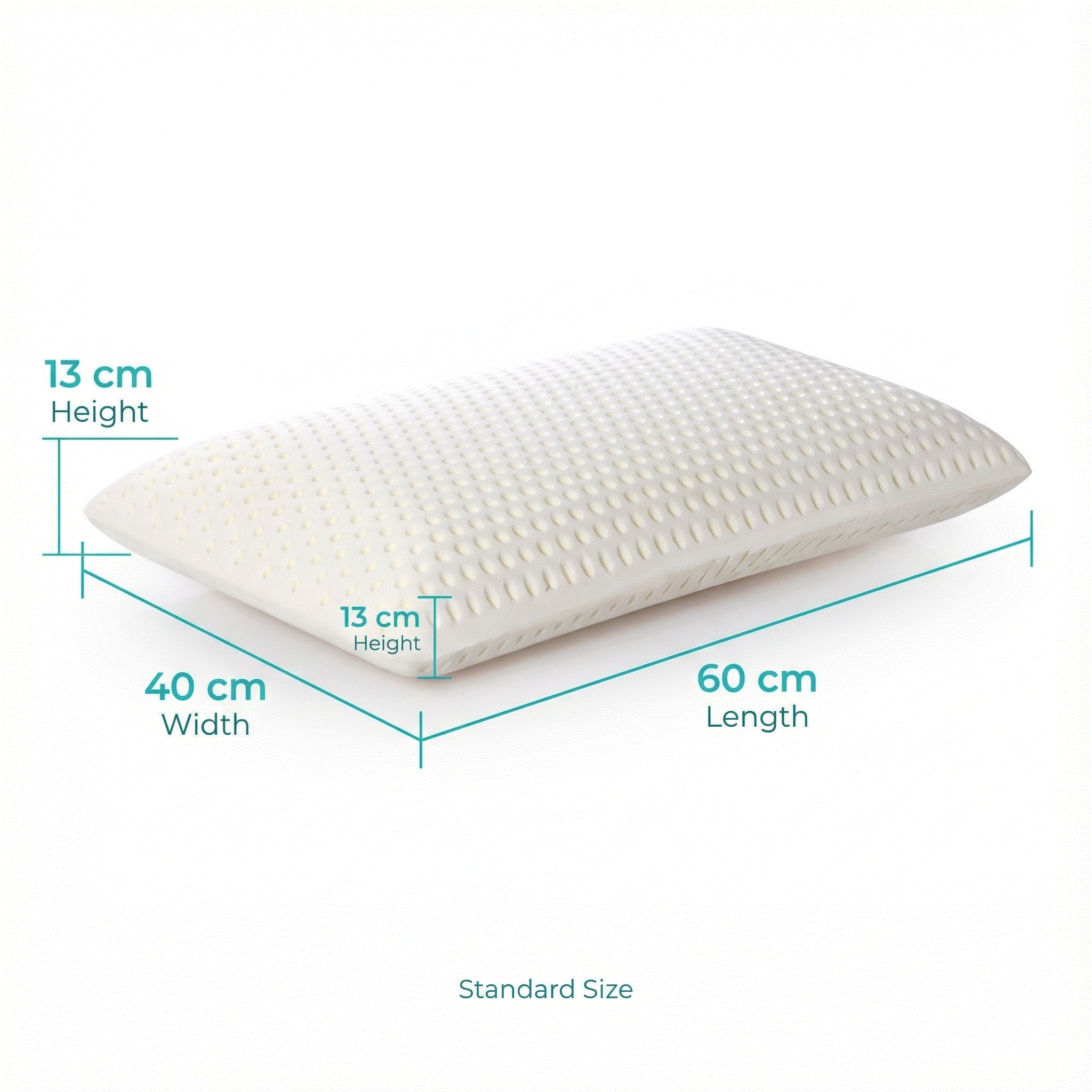 Natural Latex Pillow – Orthopedic Support, Cooler Sleep, Lasting Comfort
