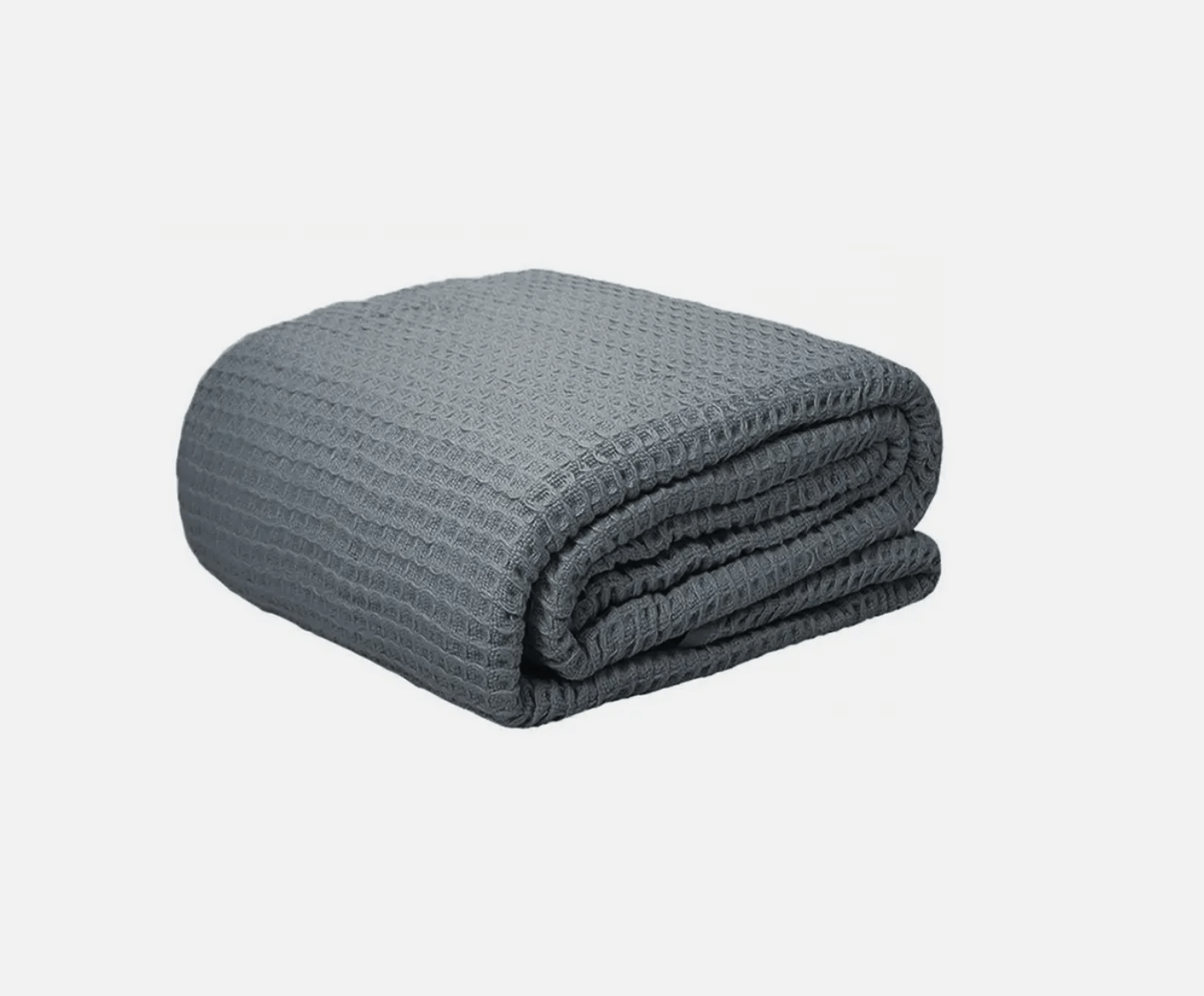 Organic Cotton Waffle Blanket – Boost Breathability, Relax in Comfort