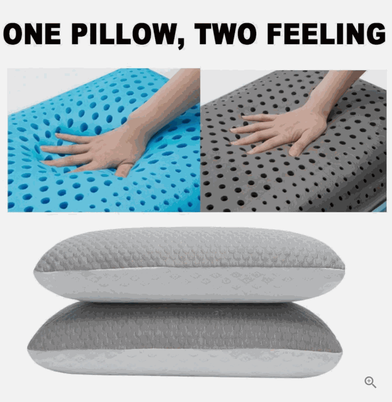 Cooling Pillow – Sleep Cooler, Ease Neck & Shoulder Tension