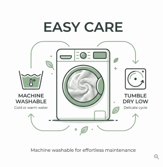 Organic Cotton Waffle Blanket – Boost Breathability, Relax in Comfort