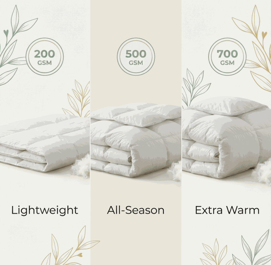 Duck Feather & Down Quilt – Lightweight Warmth Without the Heavy Feel