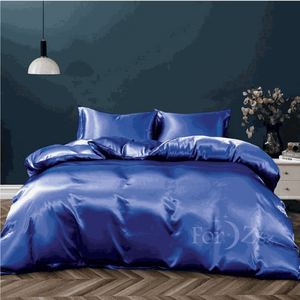 Silk Satin Quilt Cover Set – Smooth Hair, Glowing Skin, Luxe Sleep