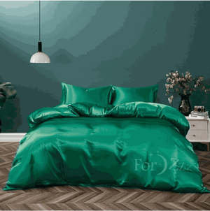 Silk Satin Quilt Cover Set – Smooth Hair, Glowing Skin, Luxe Sleep
