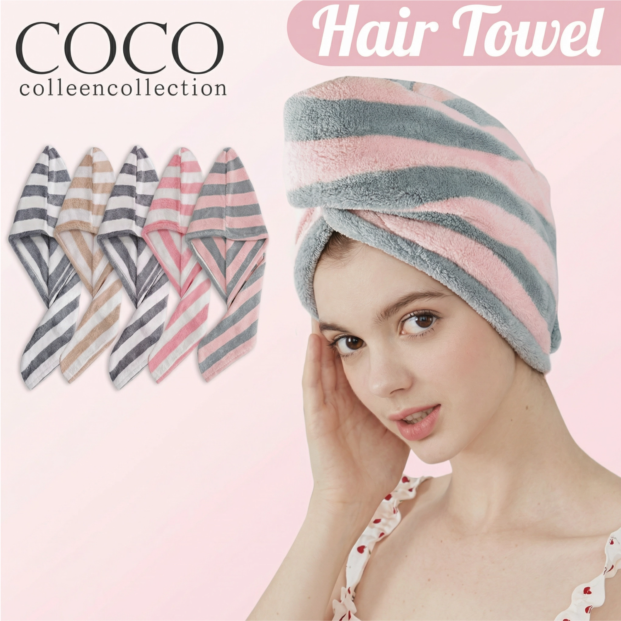 Quick-Dry Hair Towel Wrap – Save Time, Reduce Breakage