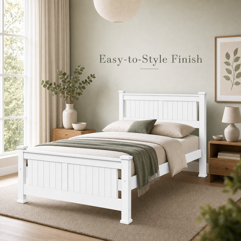 Timber Bed Base - Create Natural Warmth, Support Your Mattress Strength