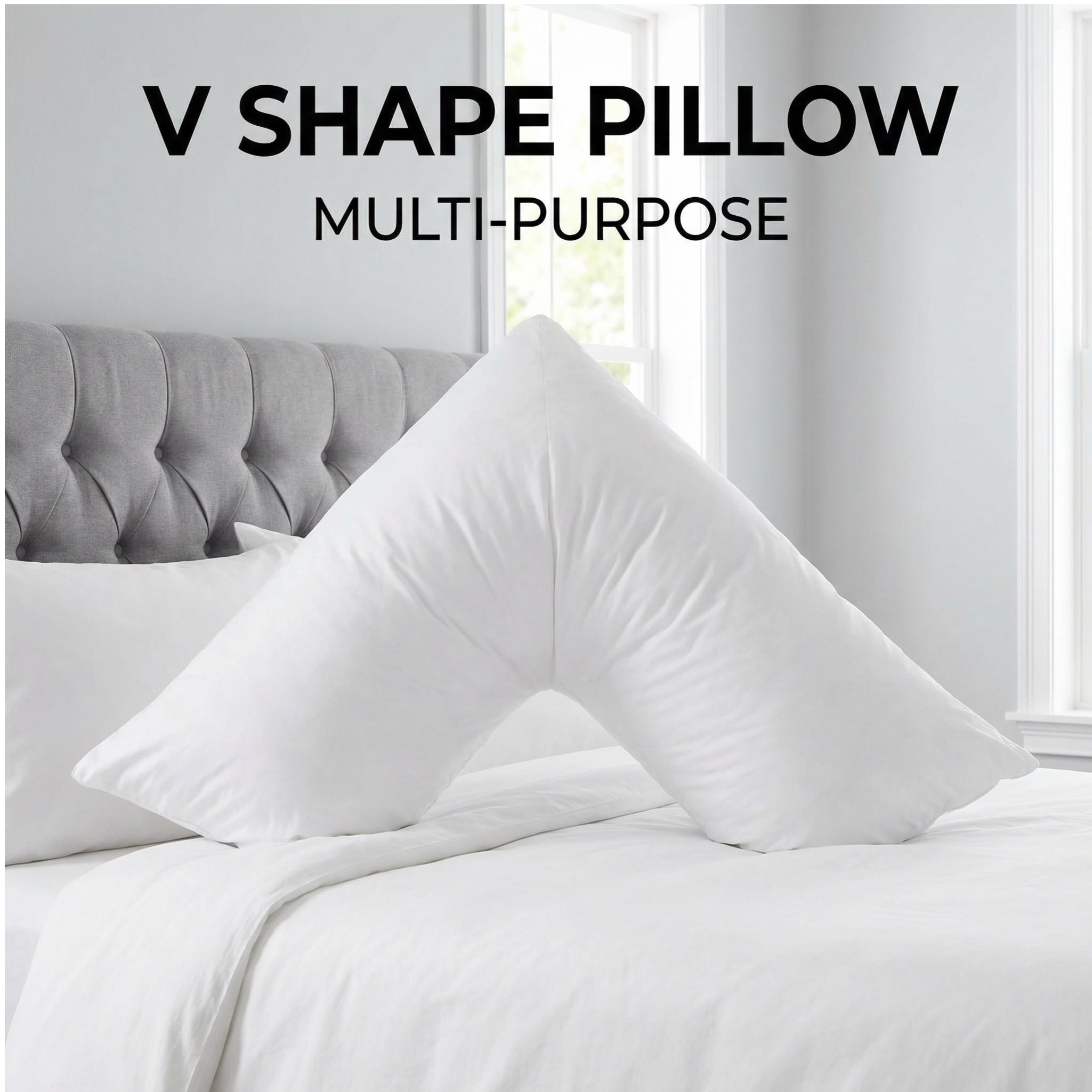 V-Shaped Nursing Pillow – Support Feeding, Reduce Shoulder Strain