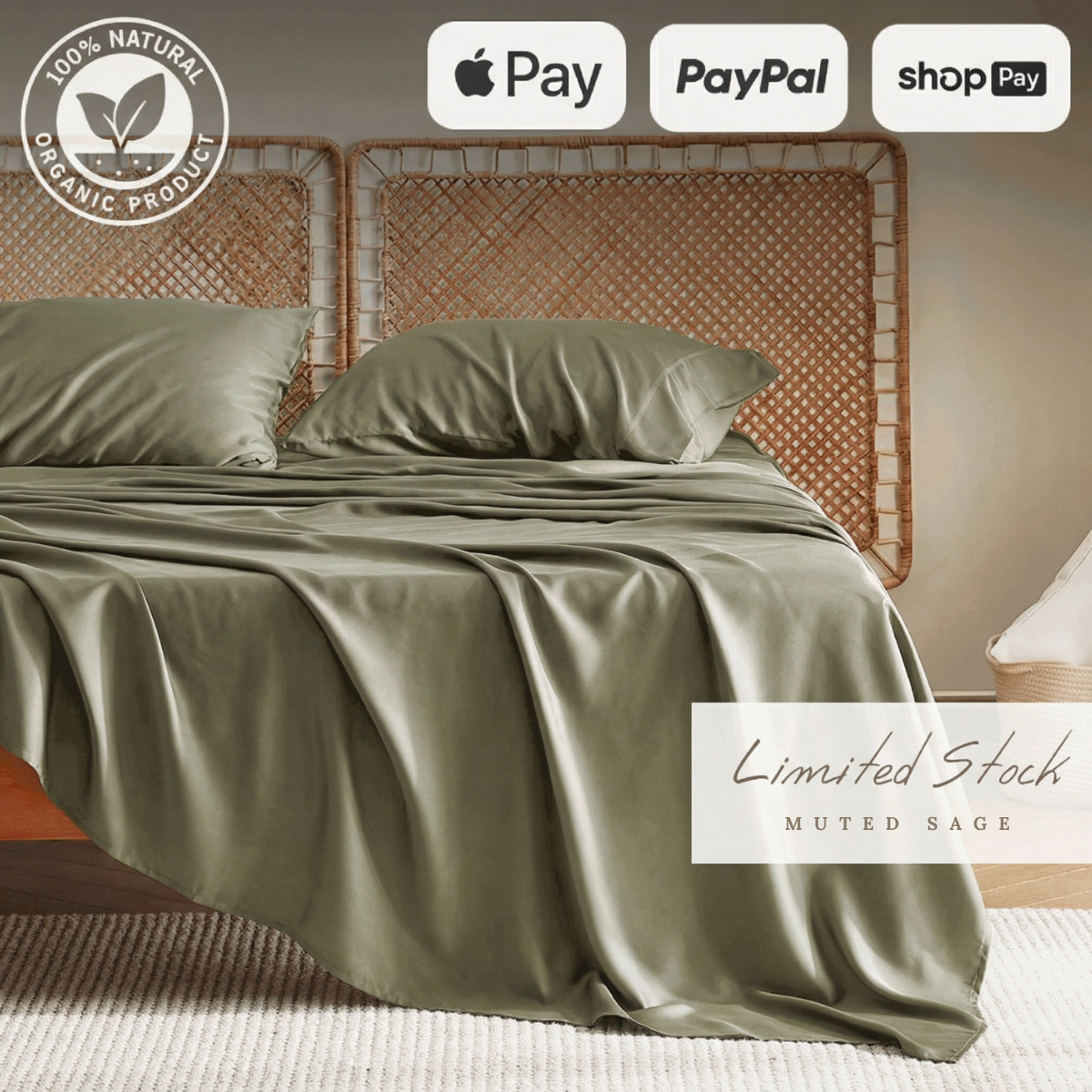 Adorearth™ | 100% Organic Bamboo Sheets