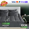 Bamboo Mattress Topper - Sleep Cooler, Wake Up Pain-Free