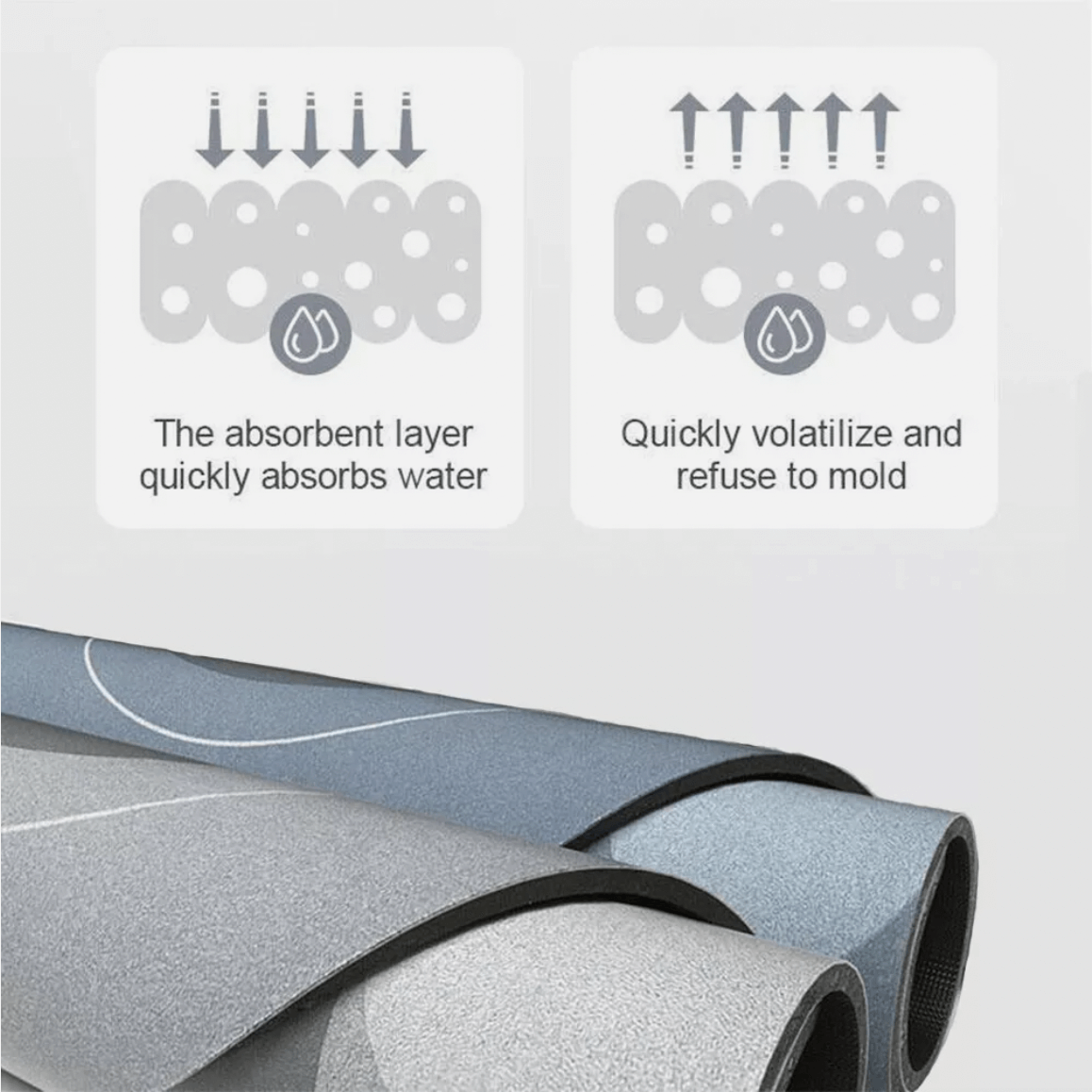 Rapid Dry Bathmat – Absorb Water Fast, Keep Floors Safe