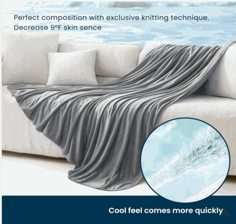 Premium Cooling Blanket for Comfortable Sleeping