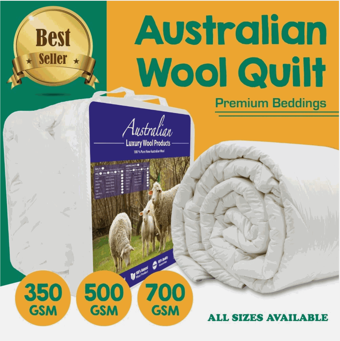 Wool Quilt – Regulate Temperature Naturally, Sleep Comfortably All Year