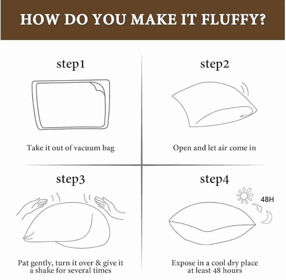 Duck Down Pillow - Support Your Neck, Sleep Deeper