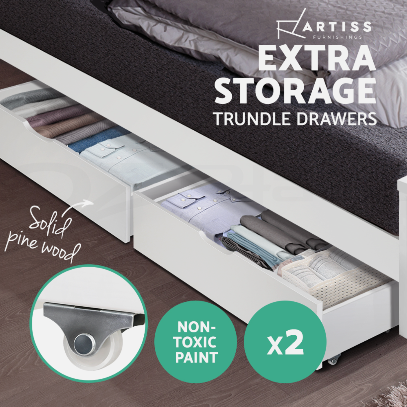 Timber Bed Base - Create Natural Warmth, Support Your Mattress Strength