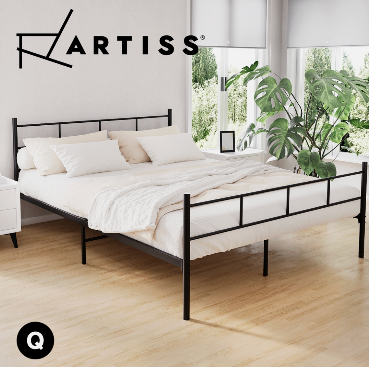 Steel Bed Base - Prevent Mattress Sagging, Maximise Under-Bed Space