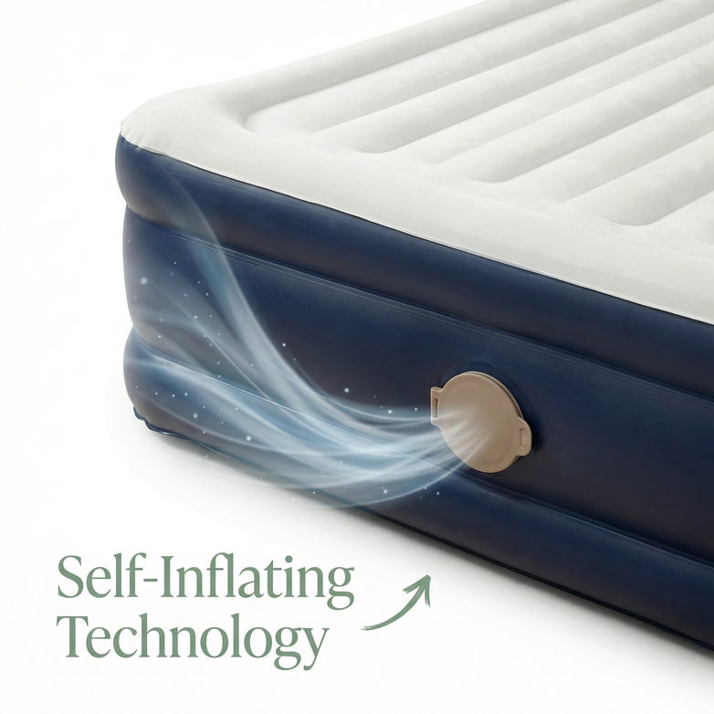 Premium Air Mattress - Air Mattress, Comfort On Demand, Restful Nights