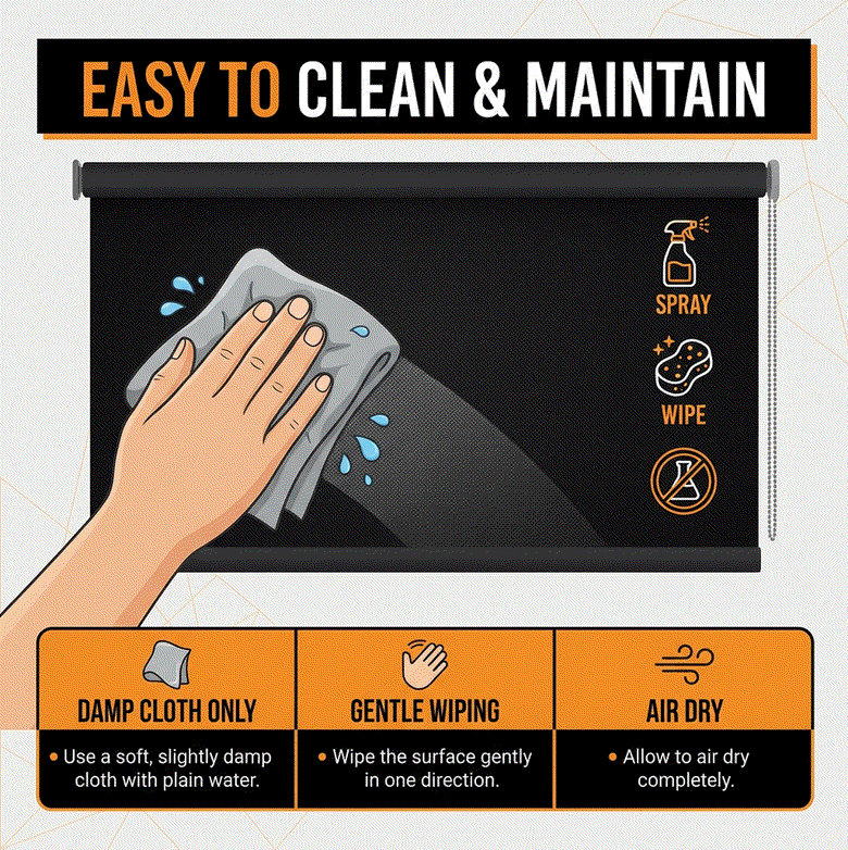 Blackout Blind – Block 100% Light, Sleep Deeper Instantly