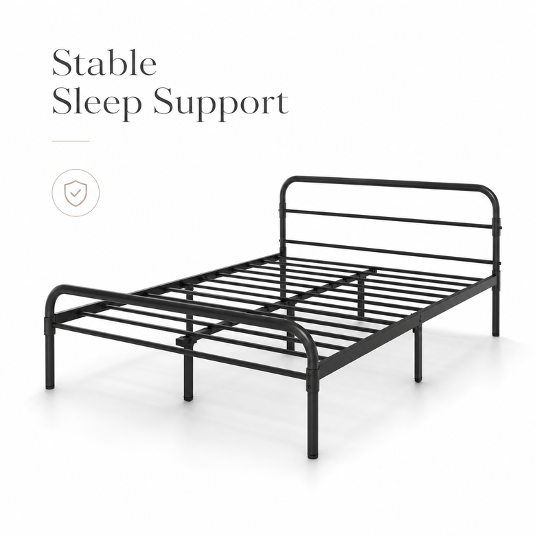 Steel Bed Base - Prevent Mattress Sagging, Maximise Under-Bed Space