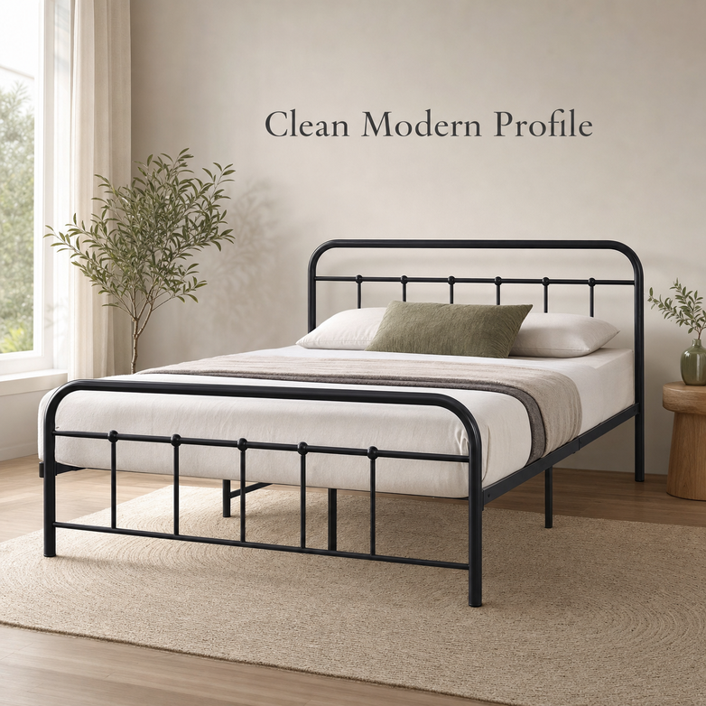 Steel Bed Base - Prevent Mattress Sagging, Maximise Under-Bed Space