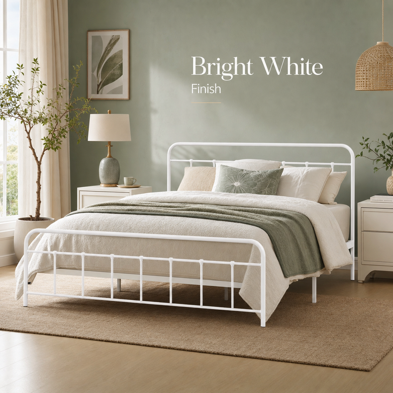 Steel Bed Base - Prevent Mattress Sagging, Maximise Under-Bed Space