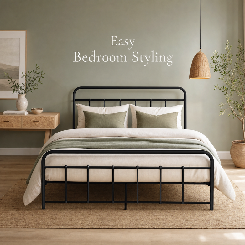 Steel Bed Base - Prevent Mattress Sagging, Maximise Under-Bed Space