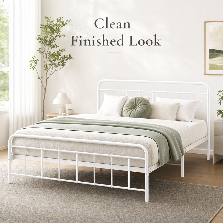 Steel Bed Base - Prevent Mattress Sagging, Maximise Under-Bed Space