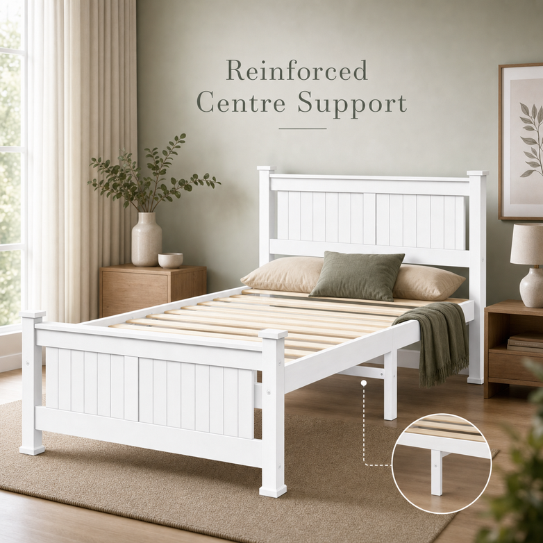 Timber Bed Base - Create Natural Warmth, Support Your Mattress Strength