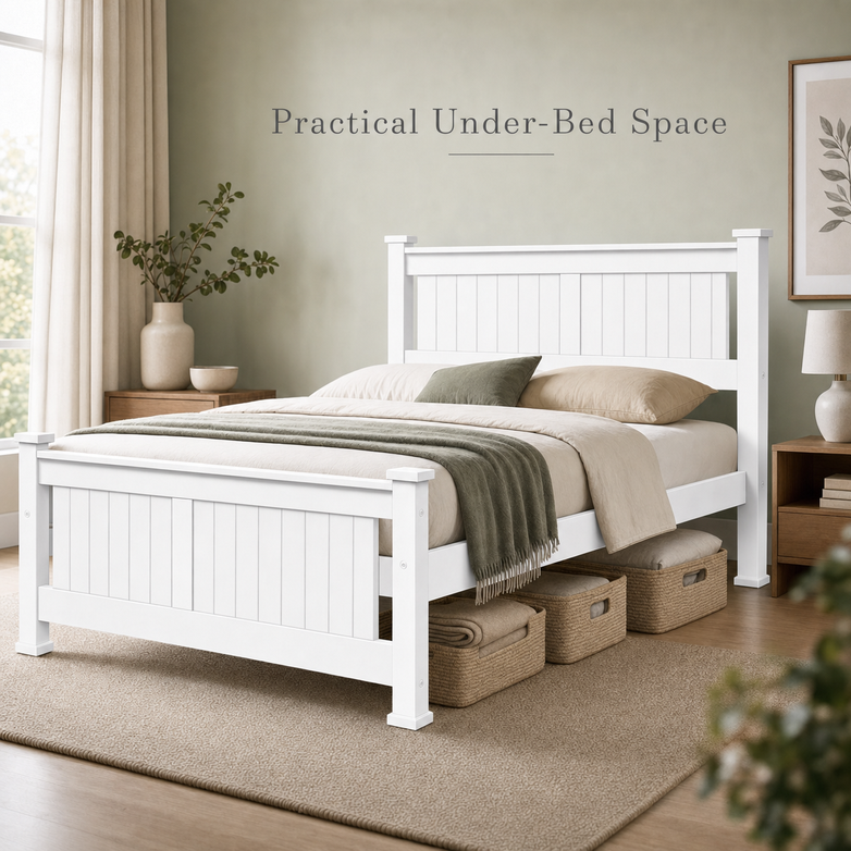 Timber Bed Base - Create Natural Warmth, Support Your Mattress Strength